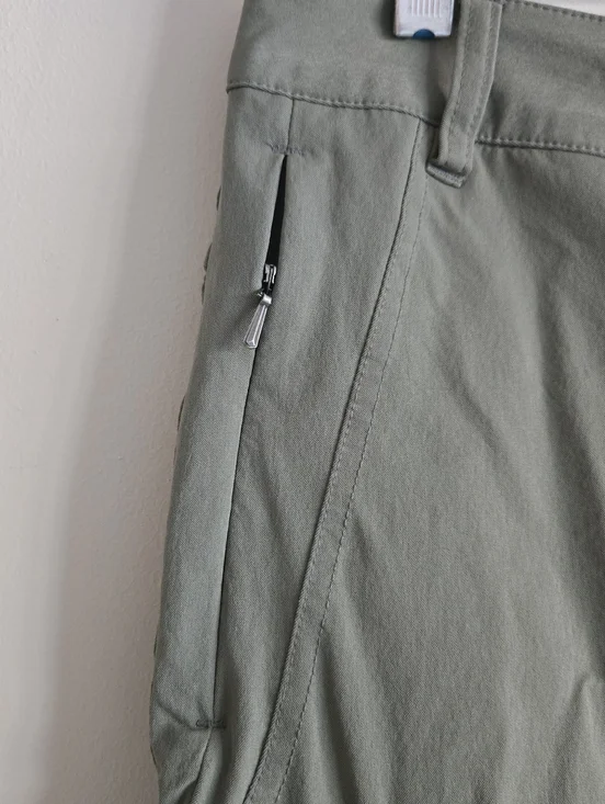 Rei Womens Nylon Convertible Capri Pants Size 6 Olive - Picture 5 of 16